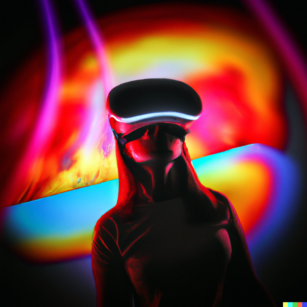 DALLE-2's artistic interpretation of a virtual reality