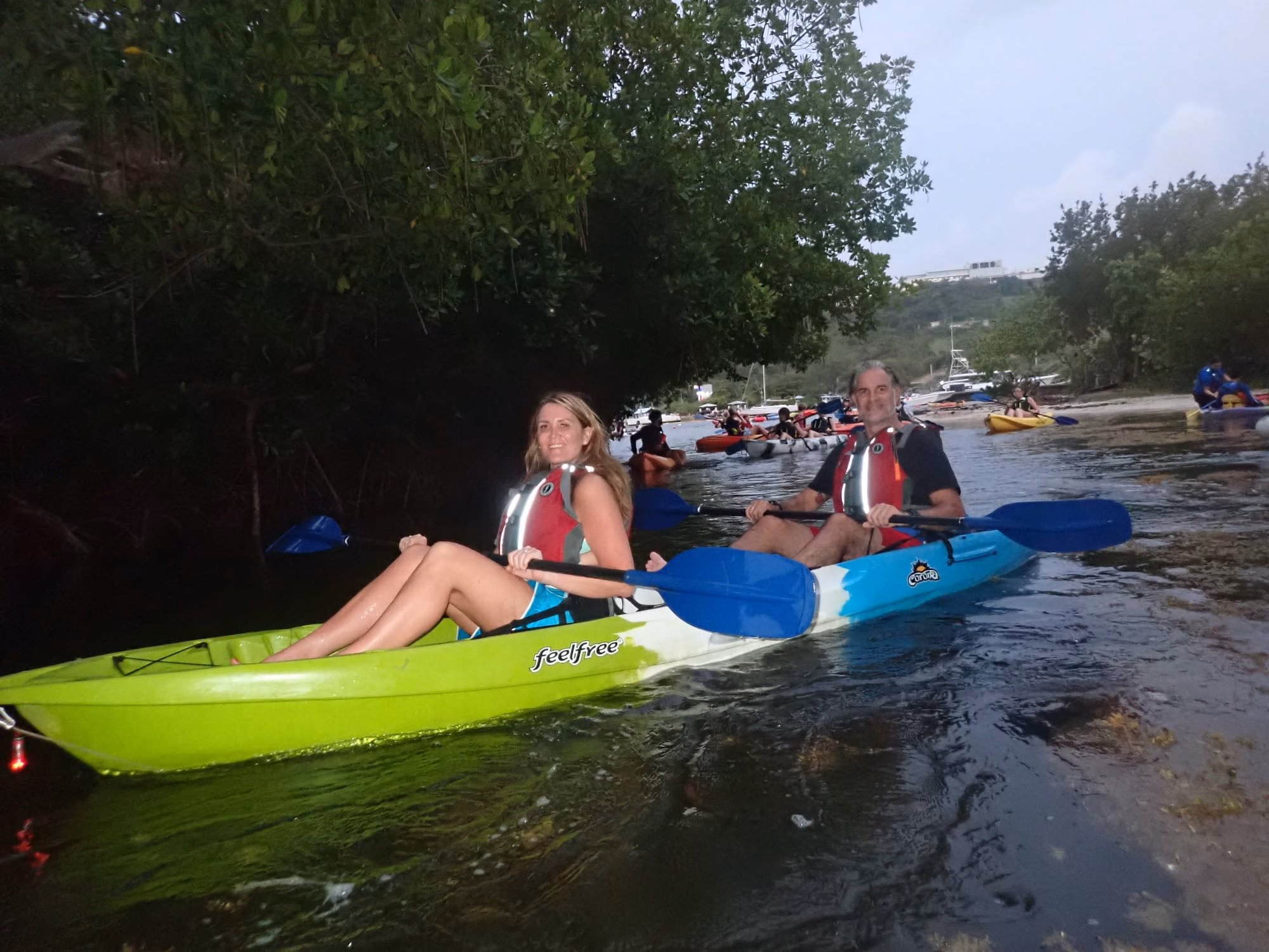 Simon & Natasha Kayaking